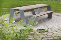 Садово-парковый столовый модуль (стиль лофт) Корнет