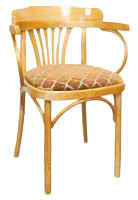 Кресло деревянное Ретро с мягким сиденьем стул дерево мягкое сиденье