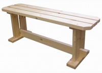 Скамейка деревянная Сосновая деревянный скамейка